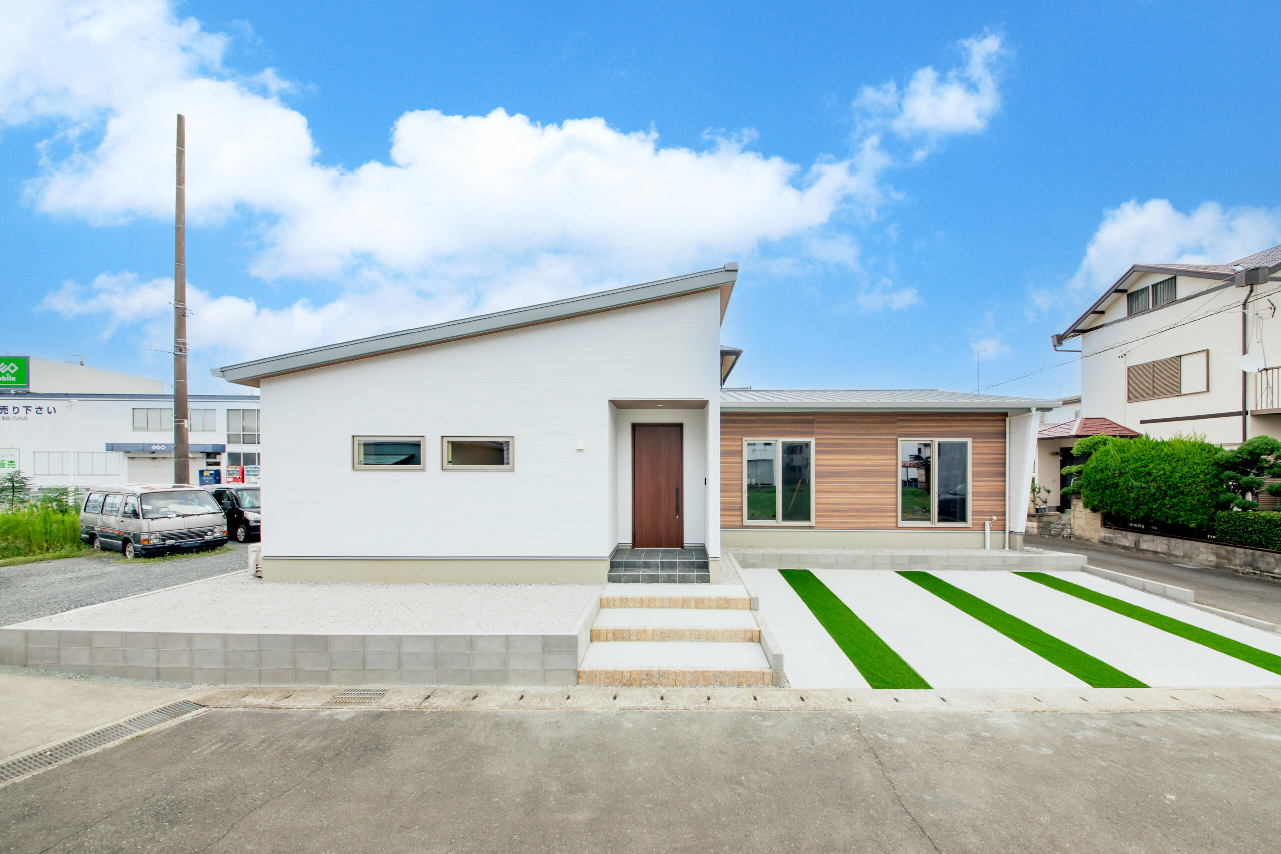 磐田市見付モデルハウス外観