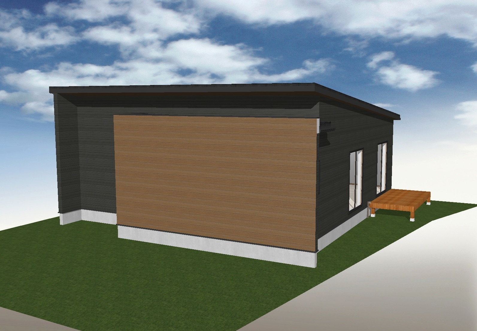 中根新田モデルハウス外観